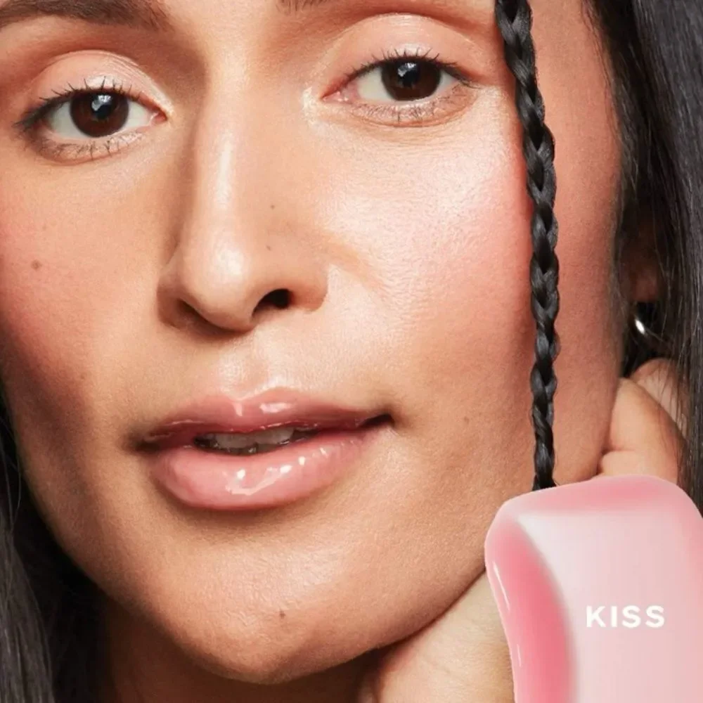 🌻 SAIE Glossybounce High Shine Hydrating Lip Gloss Oil Kiss-Clear New FullSz